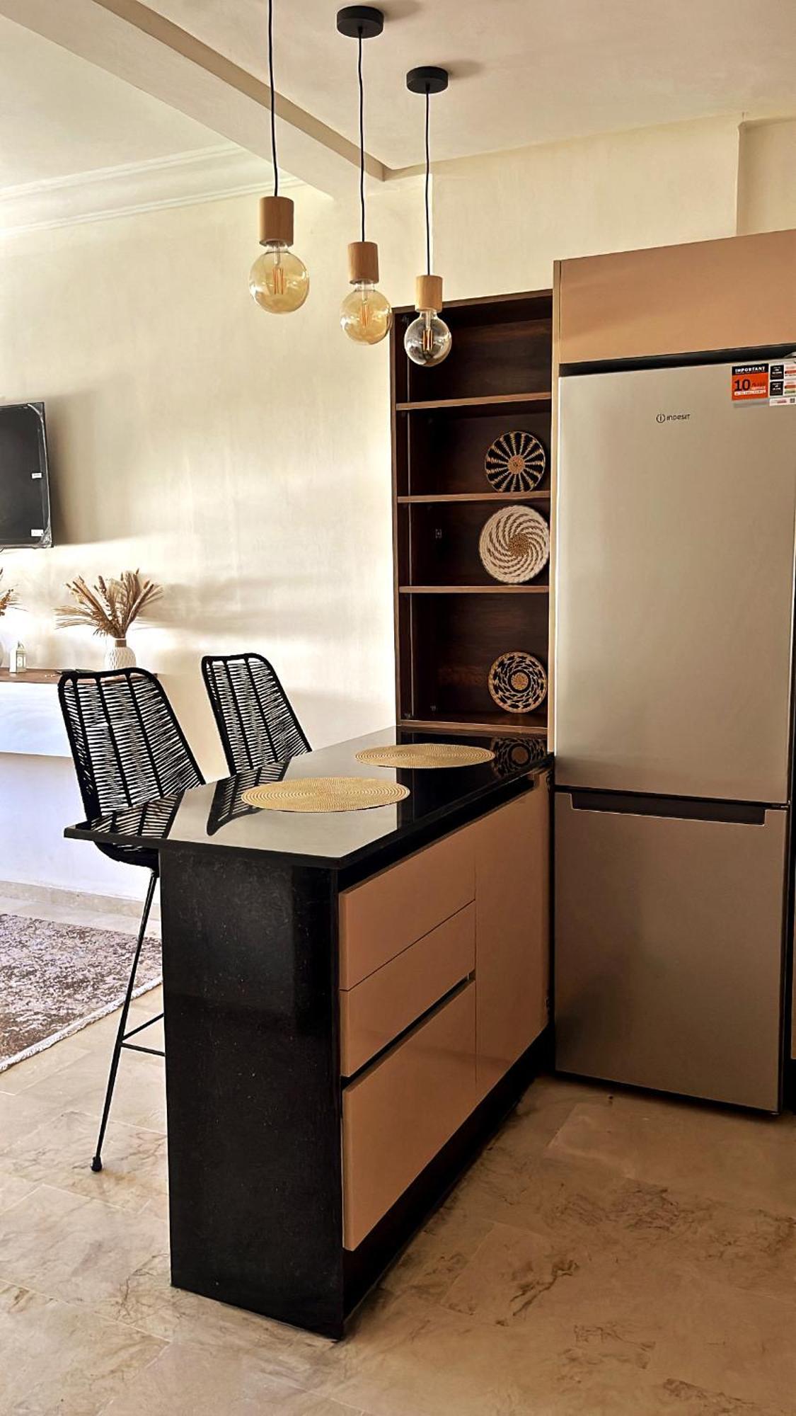 Elegant Appartement Avec Un Acces Piscine Jardin Parking Sous-Sol Et Wifi Haut Debit Fibre Optique Tanger Exterior foto